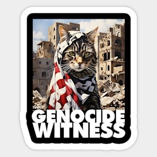 Genocide Witness VIII Sticker